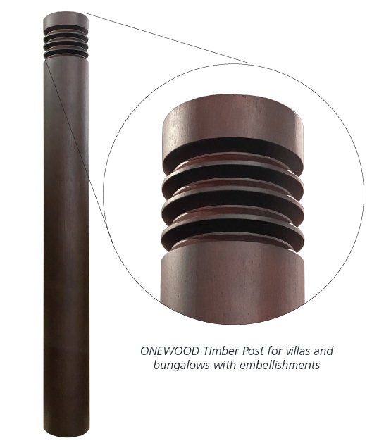 ONEWOOD Timber Post